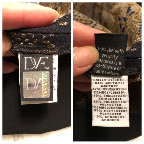 Diane von Furstenberg snake skin print dress - Picture 8 of 8